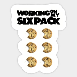 Working on my Six Pack Sticker